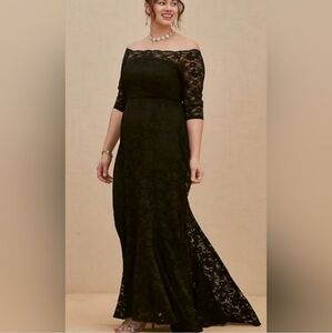 Torrid Black Lace Dress